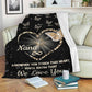 Butterfly Whenever You Touch This Heart Personalized Flannel Blanket For Cozy Bedroom Sofa Decor