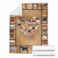 Cow Farm Life Love Animals Flannel Blanket For Cozy Bedroom Sofa Decor