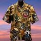 Vintage Dogs Machine Hawaiian Shirt Artwork View For Weekend Travel And Beach Style