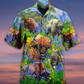 Buffalo Animals Hawaiian Shirt For Summer Events And Casual Outdoor Wear