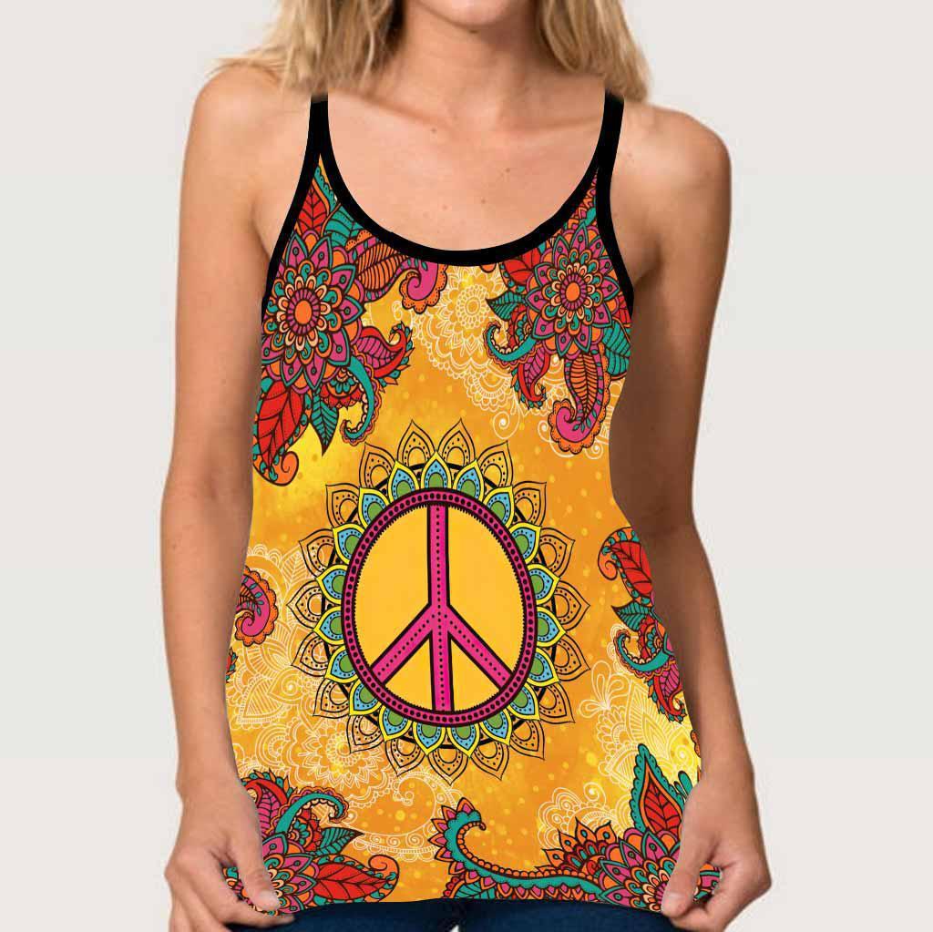 Hippie Soul Colorful Free Hollow Tank Top For Yoga Workouts And Festival Wear