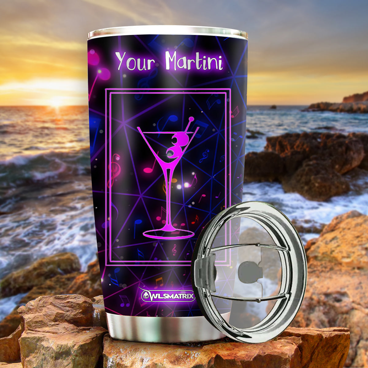 Pole Fitness In My Heart Personalized 20 Oz Tumbler For Coffee Travel And Daily Drinks