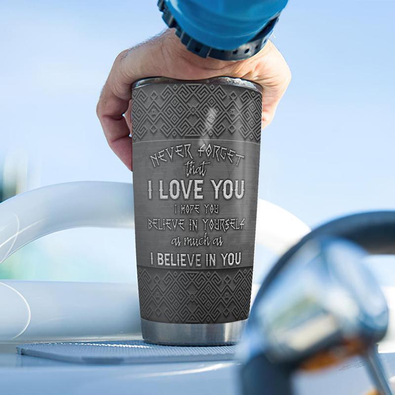Viking To My Son I Love You 20 Oz Tumbler For Coffee Travel And Daily Drinks