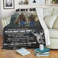 Hunting To My Son In Life Flannel Blanket For Cozy Bedroom Sofa Decor
