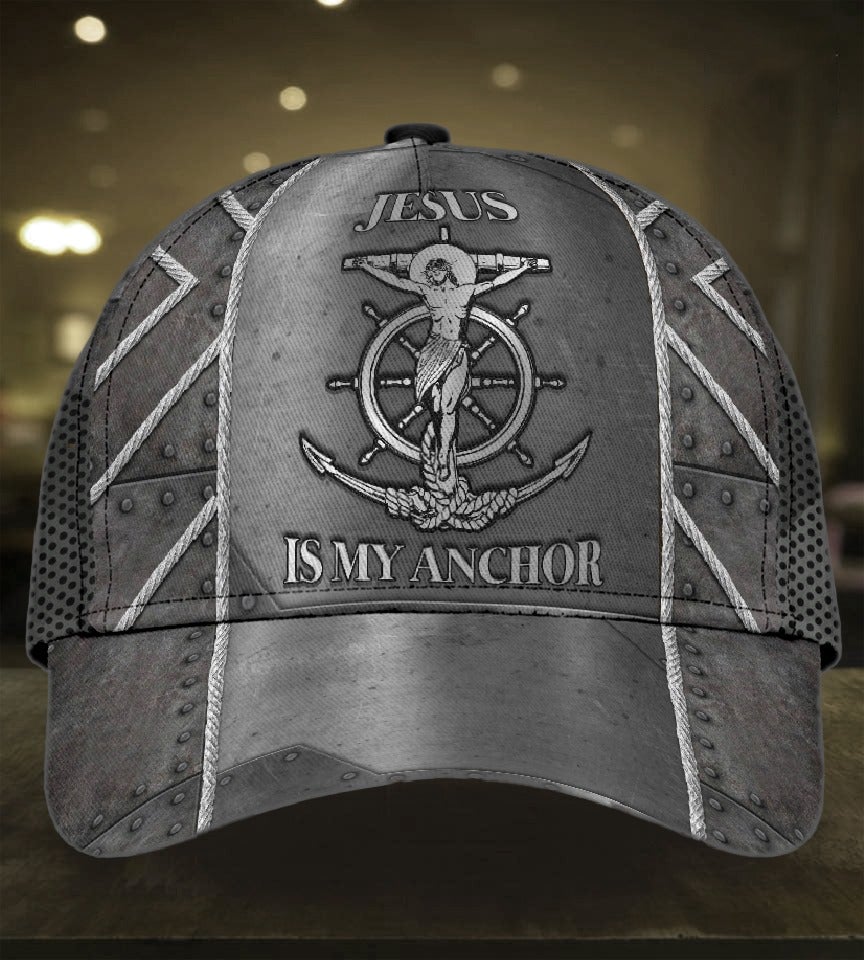 Faith Is My Anchor Classic Cap For Holiday Adventures Parties And Comfortable Styling