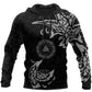 Viking Muninn Tattoo Hoodie For Mythic Casual Outfits Weekend Adventures And Thoughtful Gifting