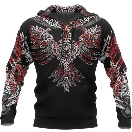 Viking Huginn Special Hoodie For Mythic Casual Outfits Weekend Adventures And Thoughtful Gifting