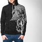 Viking Muninn Raven Hoodie For Norse Heritage Style Outdoor Events And Comfortable Layering