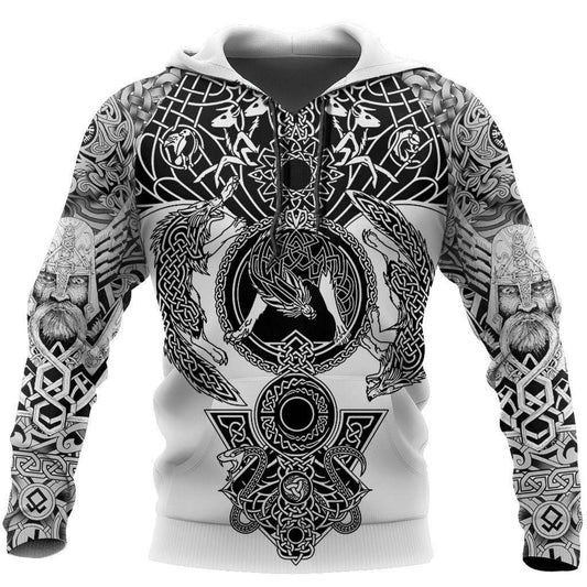 Viking Tattoo Hoodie For Viking Inspired Streetwear Holidays And Thoughtful Gifts
