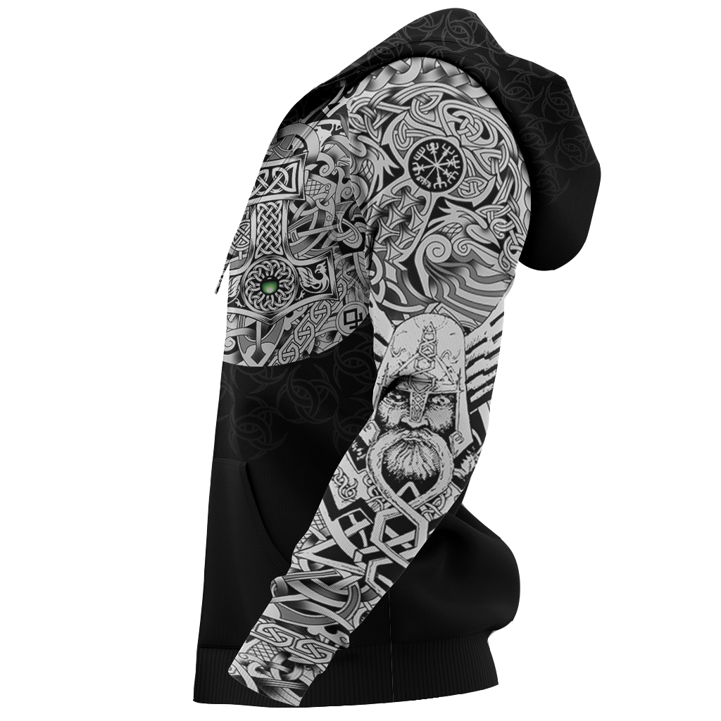 Viking Odin Norse Valhalla Hoodie For Bold Casual Wear Seasonal Trips And Myth Inspired Gifting