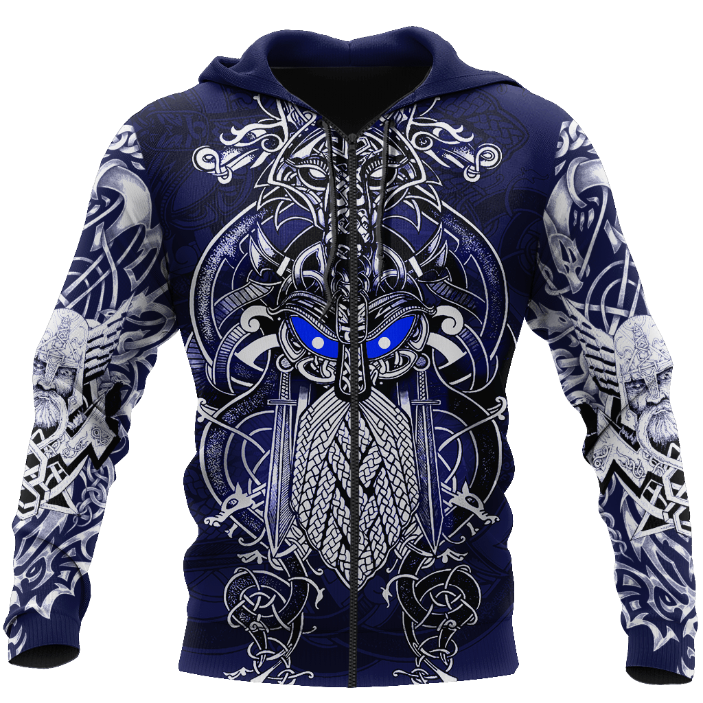 Viking Odin Tattoo Hoodie For Norse Style Adventures Casual Layering And Everyday Wear