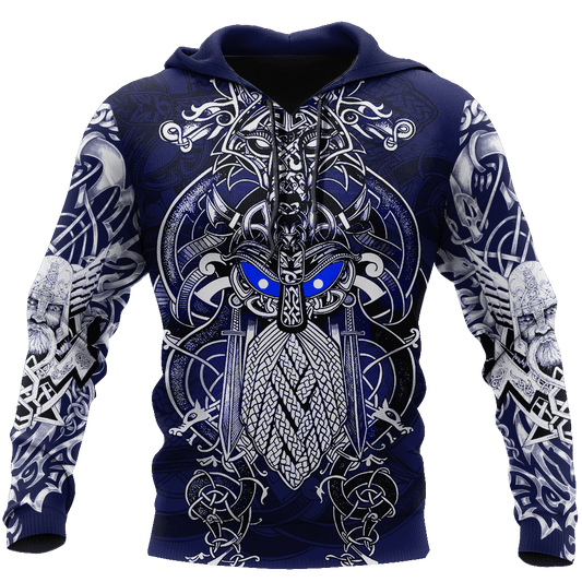 Viking Odin Tattoo Hoodie For Norse Style Adventures Casual Layering And Everyday Wear