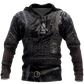 Vikings Armor Hoodie For Weekend Trips Relaxed Outfits And Thoughtful Gifting