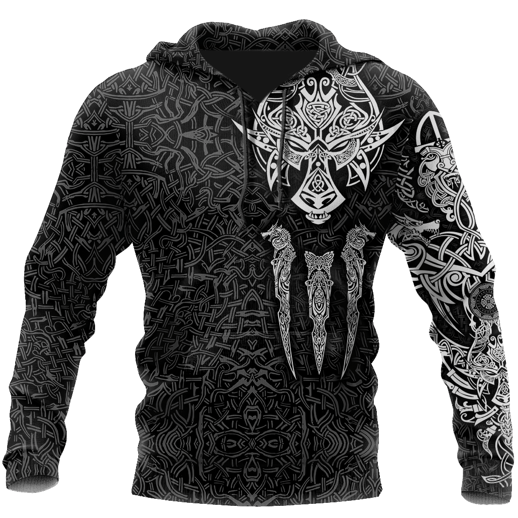 Viking Ulfhednar Hoodie For Mythic Artwork Casual Days And Outdoor Exploration