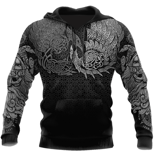 Ravens Midgard Hoodie For Casual Outfits Outdoor Trips And Comfortable Layering