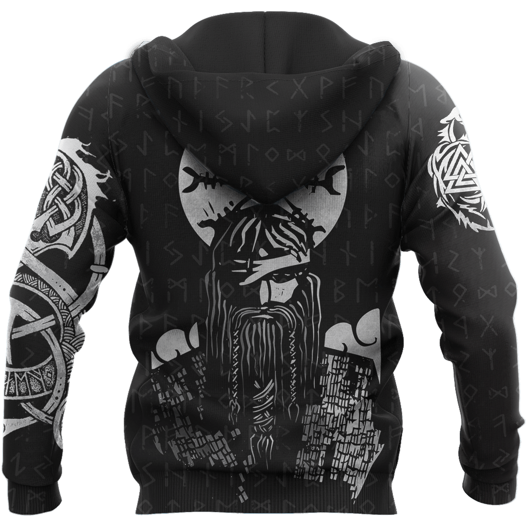 Viking Warrior Hoodie For Distinctive Travel Outfits Seasonal Wear And Gift Giving