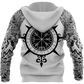 Viking Tattoo Hoodie For Viking Inspired Streetwear Holidays And Thoughtful Gifts