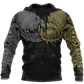 Gold Ravens Midgard Hoodie For Comfortable Daily Outfits Holidays And Casual Wear