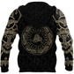 Viking Muninn Tattoo Hoodie For Outdoor Adventures Travel And Powerful Everyday Styling