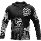 Viking Warrior Hoodie For Distinctive Travel Outfits Seasonal Wear And Gift Giving