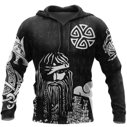 Viking Warrior Hoodie For Distinctive Travel Outfits Seasonal Wear And Gift Giving