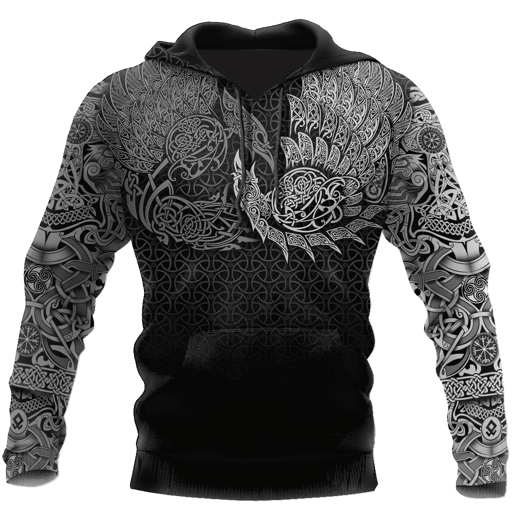 Ravens Midgard Hoodie For Comfortable Daily Outfits Holidays And Casual Wear