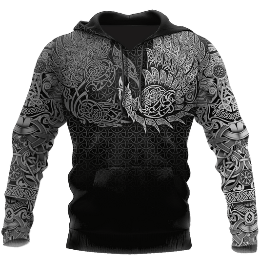 Ravens Midgard Hoodie For Comfortable Daily Outfits Holidays And Casual Wear