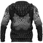 Vegvisir Mjolnir Dragon Norse Tattoo Hoodie For Norse Themed Outfits Weekend Travel And Relaxed Comfort