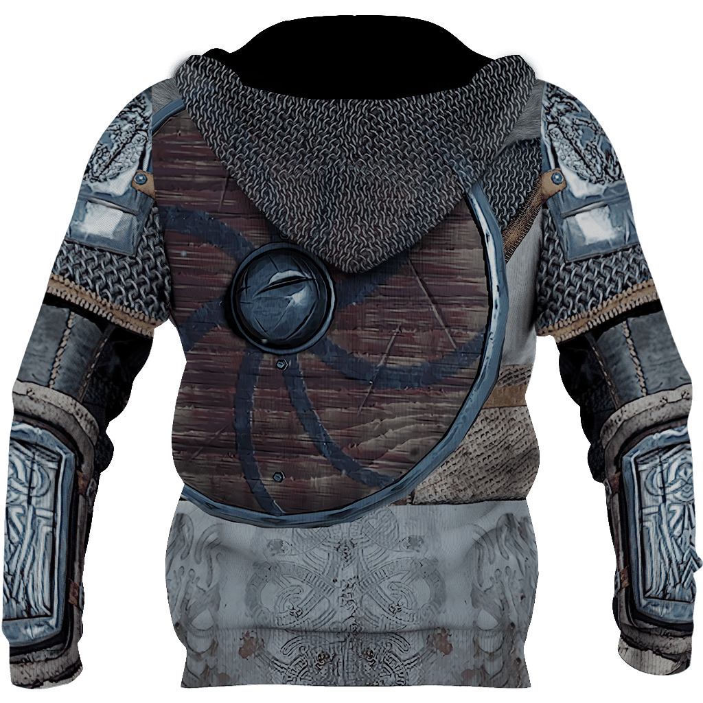 Vikings Armor Hoodie For Casual Streetwear Travel And Everyday Comfort
