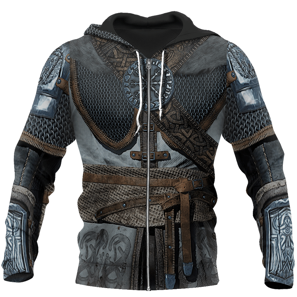 Vikings Armor Hoodie For Casual Streetwear Travel And Everyday Comfort
