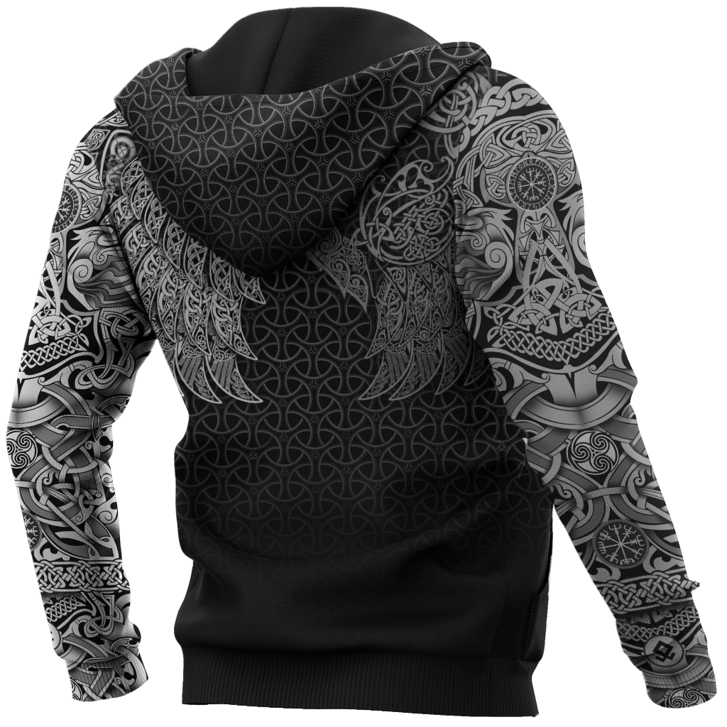 Ravens Midgard Hoodie For Comfortable Daily Outfits Holidays And Casual Wear