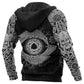 Viking Odins Eye Raven Hoodie For Norse Style Adventures Casual Layering And Everyday Wear