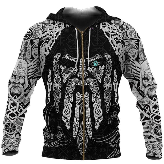 Viking Odins Eye Raven Hoodie For Norse Style Adventures Casual Layering And Everyday Wear