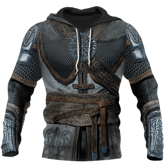 Vikings Armor Hoodie For Casual Streetwear Travel And Everyday Comfort