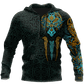 Viking Fenrir Pullover Hoodie For Outdoor Adventures Travel And Powerful Everyday Styling