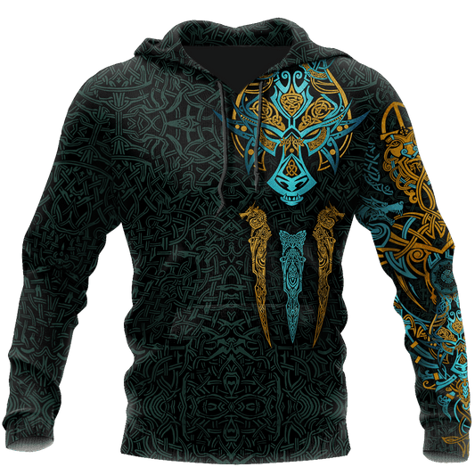 Viking Fenrir Pullover Hoodie For Outdoor Adventures Travel And Powerful Everyday Styling