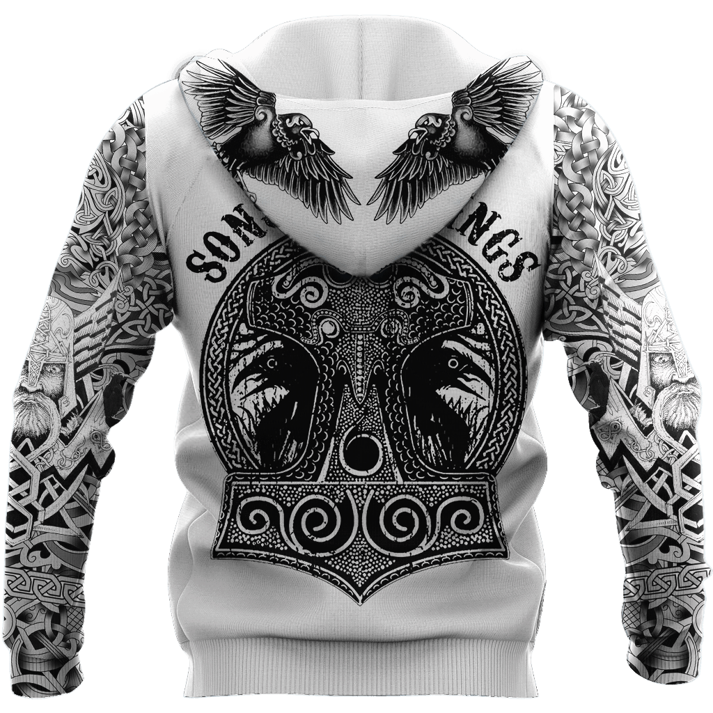 Sons Vikings Hoodie For Relaxed Streetwear Weekend Travel And Everyday Style