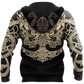 Viking Muninn Tattoo Hoodie For Mythic Artwork Casual Days And Outdoor Exploration