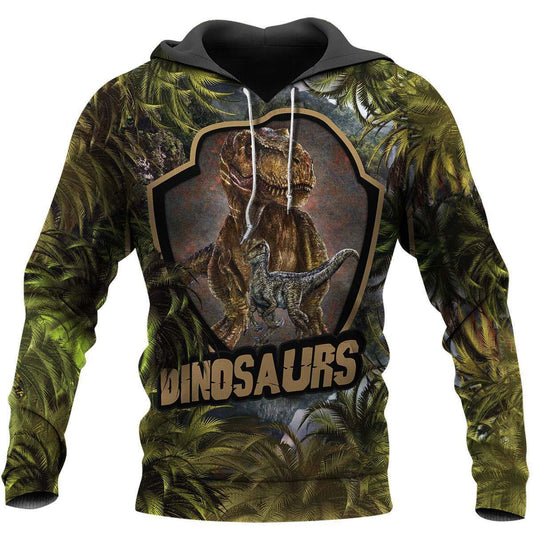 Dinosaurs Hoodie For Comfortable Daily Outfits Holidays And Casual Wear