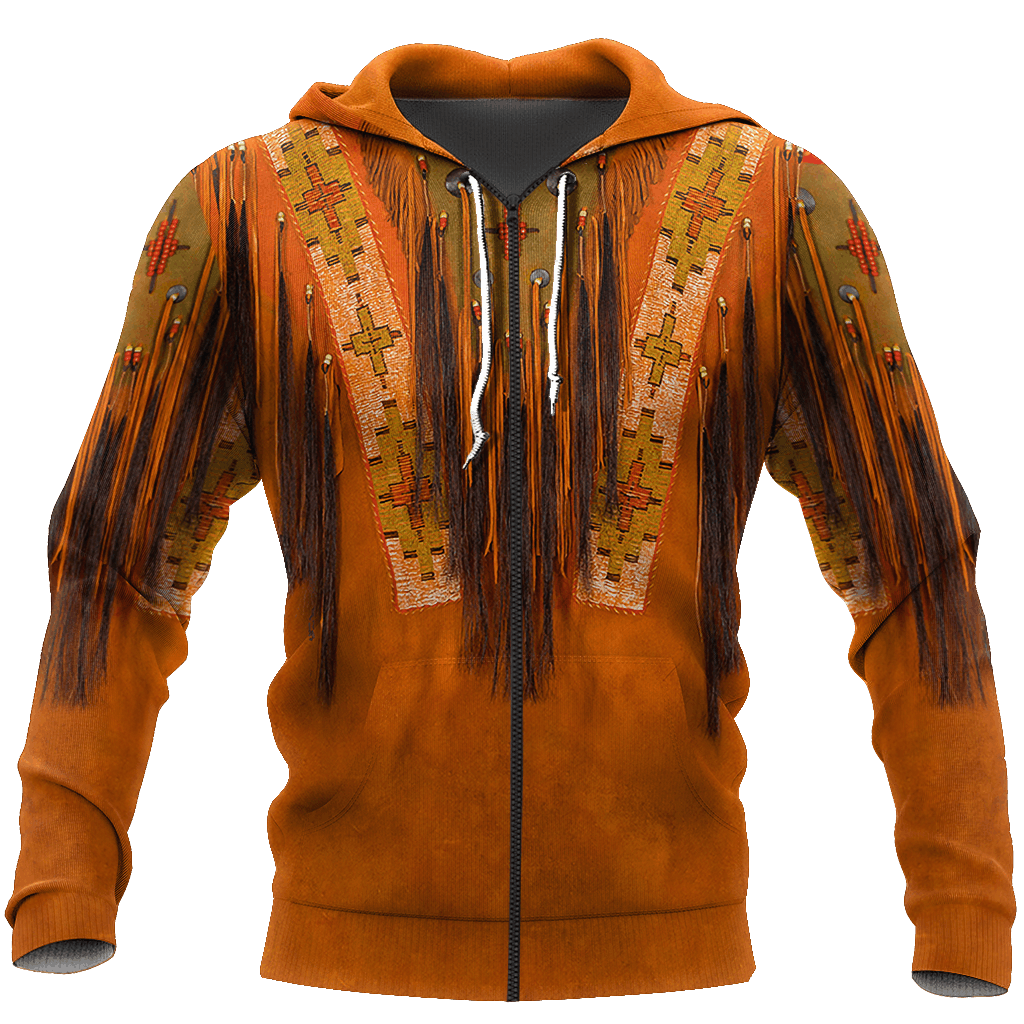 Native Orange Culture Hoodie For Cultural Themes Casual Travel And Meaningful Gift Giving