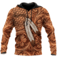 Detailed Native American Culture Hoodie For Heritage Events Weekend Outings And Comfortable Streetwear