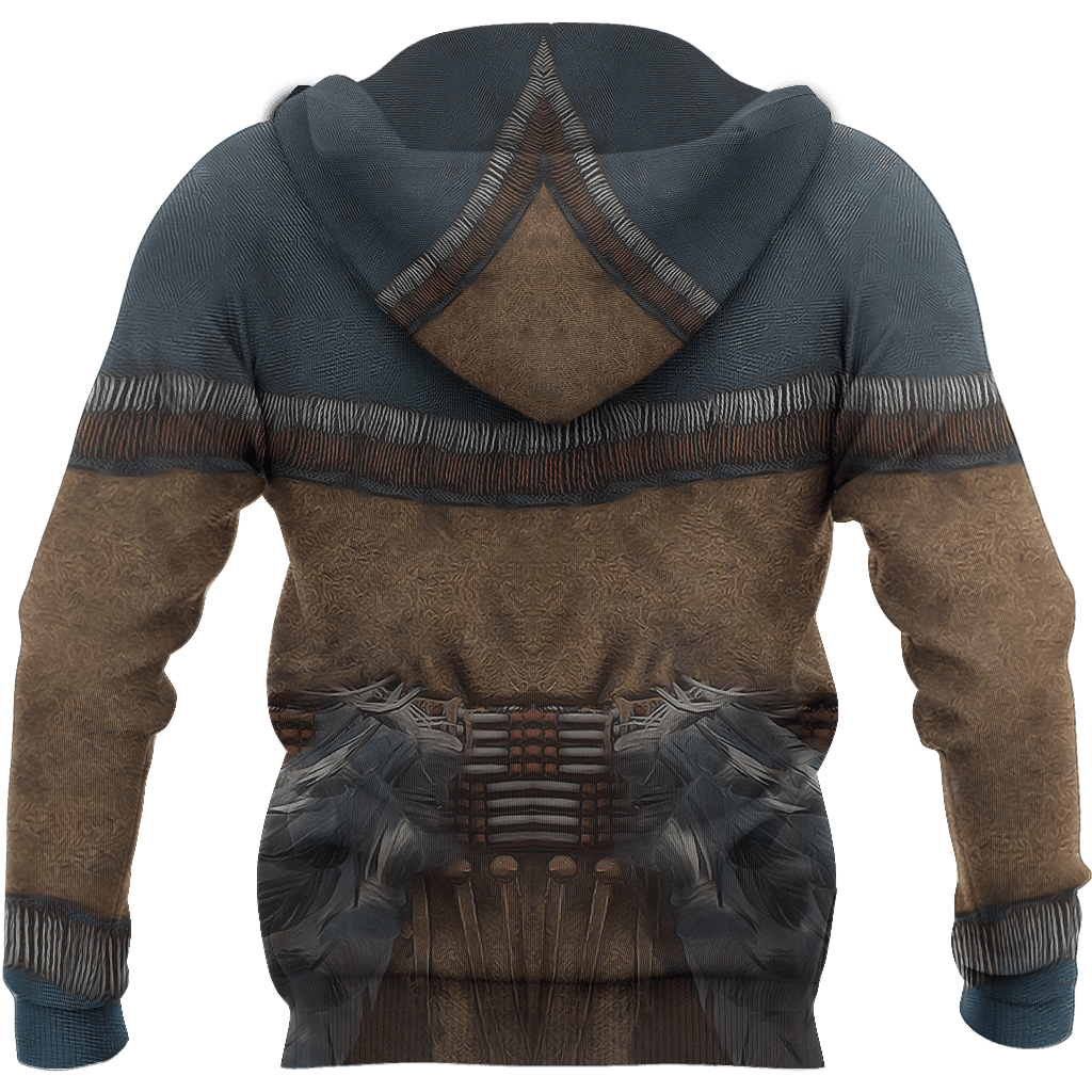Detailed Native American Culture Hoodie For Traditional Artwork Lovers Travel And Relaxed Daily Outfits