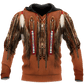 Classic Native American Culture Hoodie For Traditional Themes Outdoor Events And Casual Travel