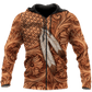 Detailed Native American Culture Hoodie For Heritage Events Weekend Outings And Comfortable Streetwear