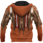 Classic Native American Culture Hoodie For Traditional Themes Outdoor Events And Casual Travel