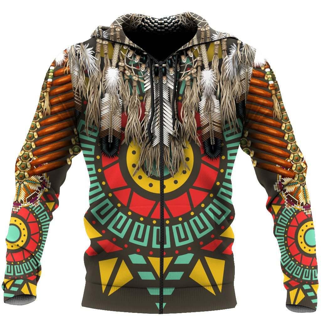 Classic Native American Culture Hoodie For Cultural Expression Daily Style And Comfortable Outfits