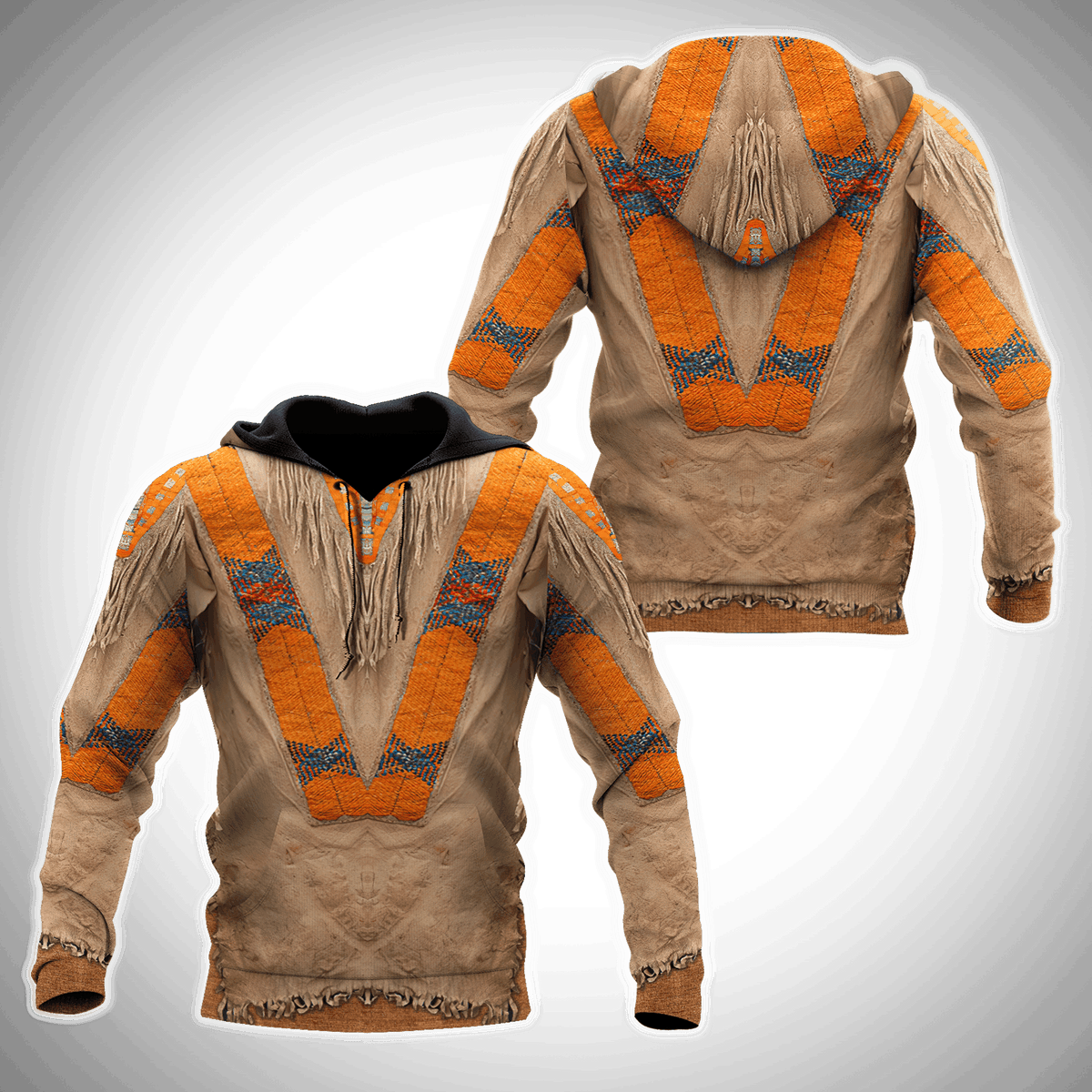 Modern Native American Culture Hoodie For Heritage Events Weekend Outings And Comfortable Streetwear