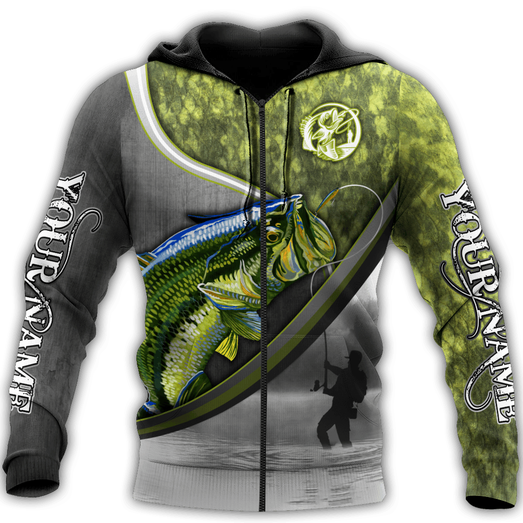 Bass Fishing Fisherman Camo Hoodie For River Adventures Outdoor Events And Everyday Style