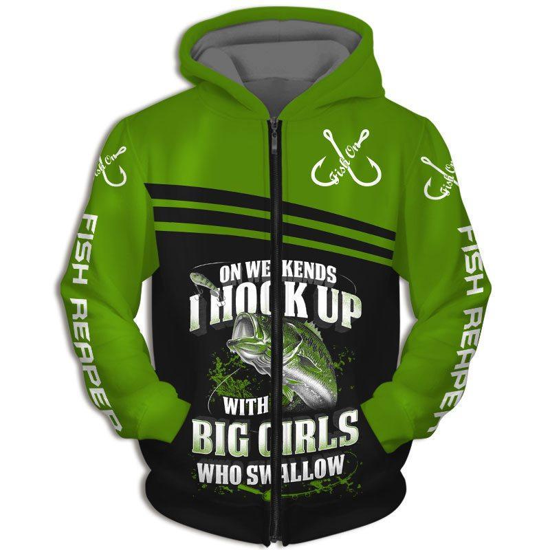 Green Fishing Bass Hoodie For Lake Days Outdoor Travel And Thoughtful Angler Gifting