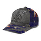 United Kingdom Fishing Hook 3D Design Classic Cap For Coastal Trips Outdoor Activities And Gift Giving